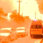 EN VIDEO: Dos enormes explosiones en gasolinera dejan al menos un muerto y 57 heridos en Rumanía
