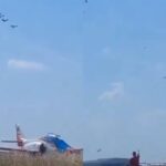 EN VIDEO: Dos aviones colisionaron durante espectáculo aéreo en Portugal