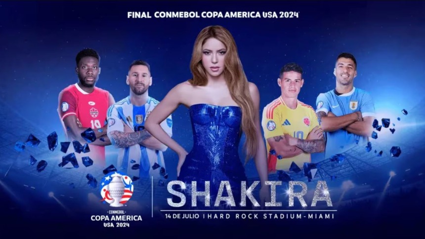Revelan detalles del show que dará Shakira en el medio tiempo de la final de la Copa América